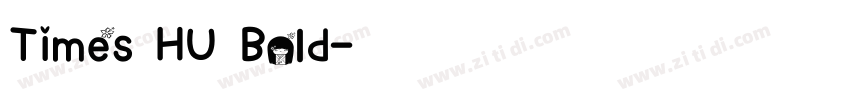 Times HU Bold字体转换